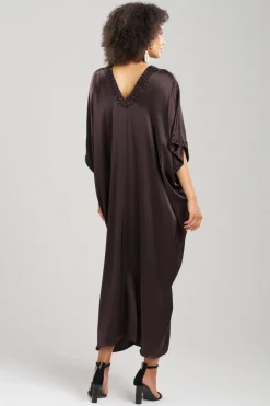 Key Essentials Embellished Cocoon Silk Caftan