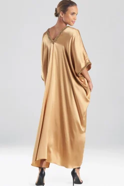 Key Essentials Embellished Cocoon Silk Caftan