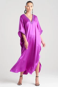 Key Essentials Embellished Cocoon Silk Caftan