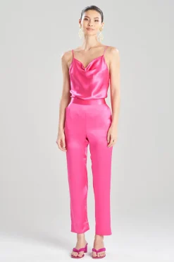 Key Essentials Silk Straight Leg Pants