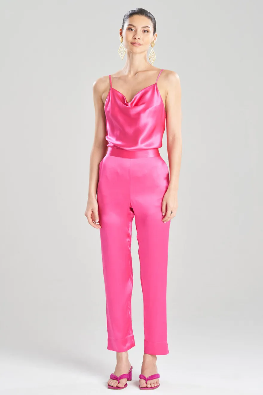 Key Essentials Silk Straight Leg Pants
