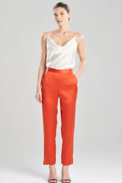 Key Essentials Silk Straight Leg Pants