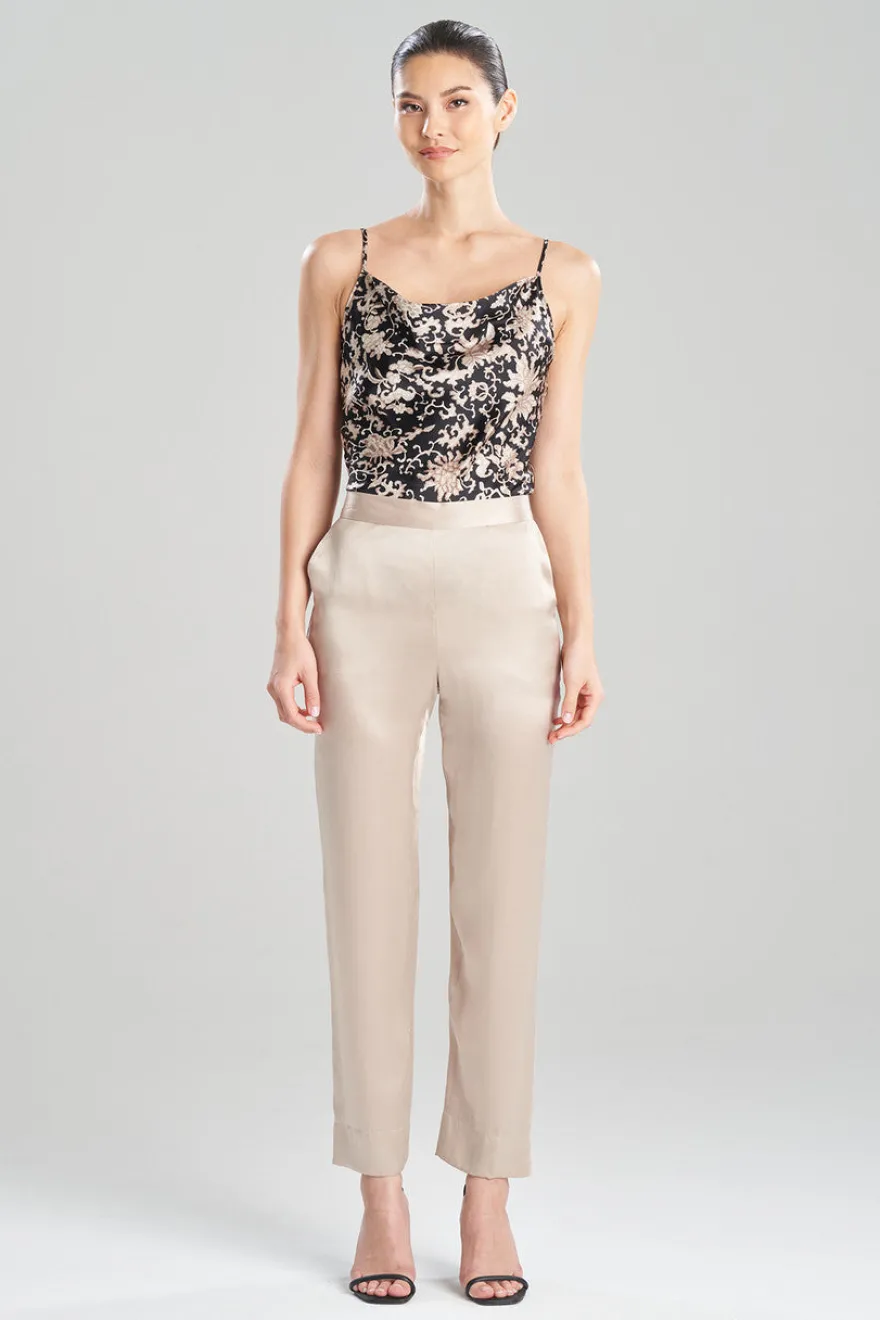 Key Essentials Silk Straight Leg Pants