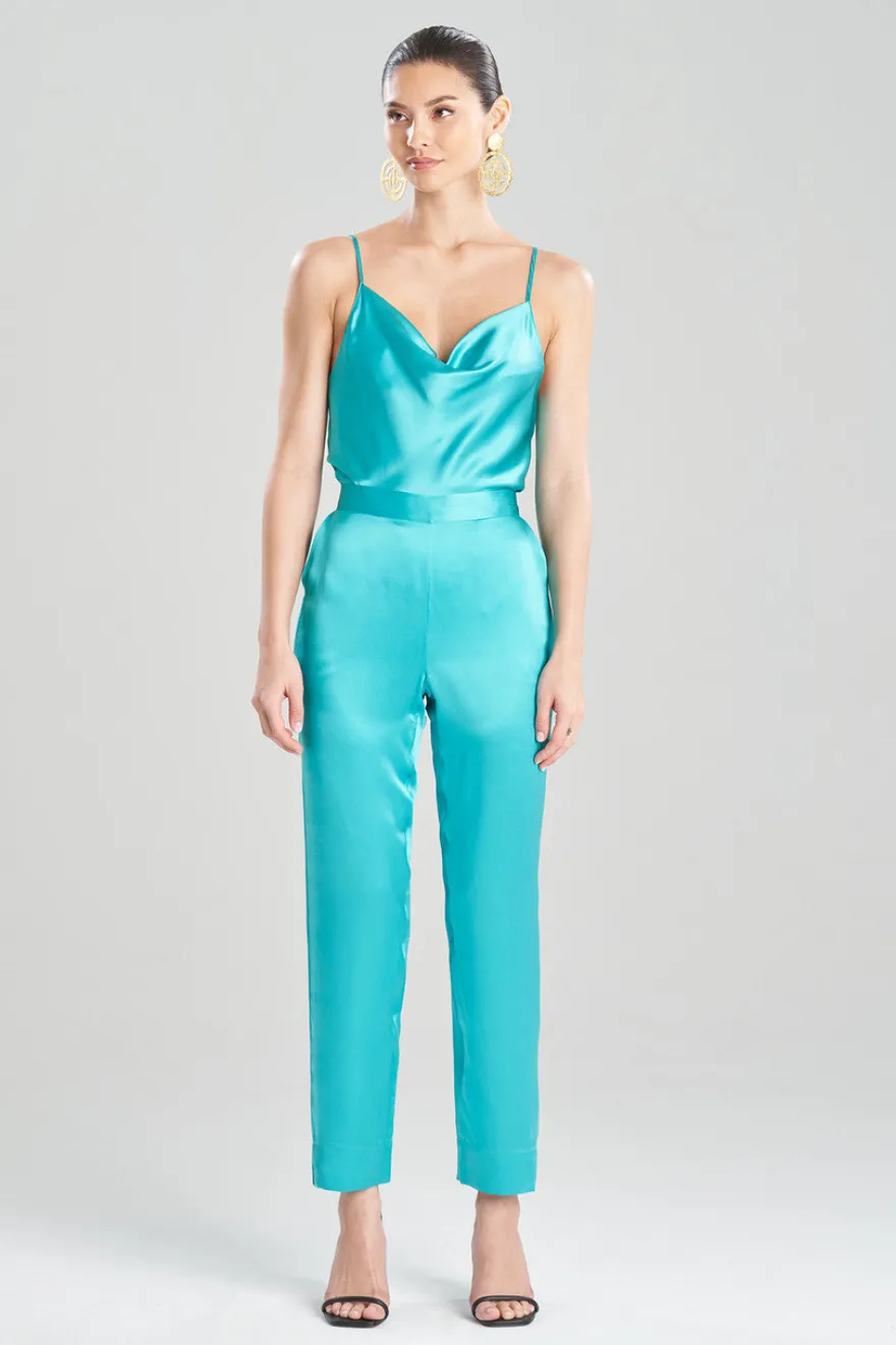 Key Essentials Silk Straight Leg Pants