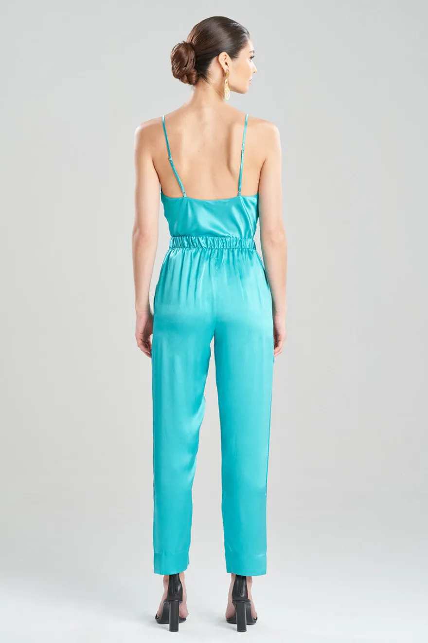 Key Essentials Silk Straight Leg Pants