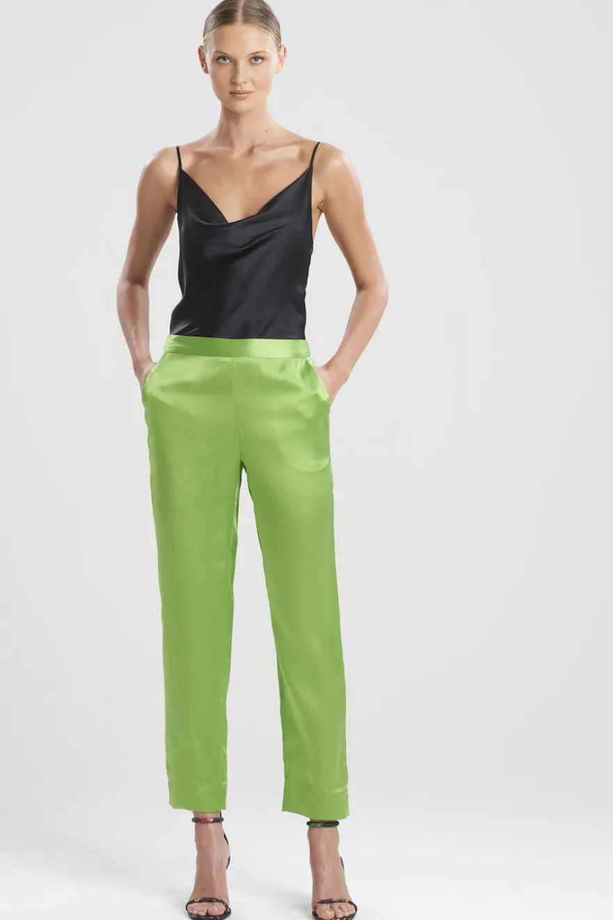 Key Essentials Silk Straight Leg Pants