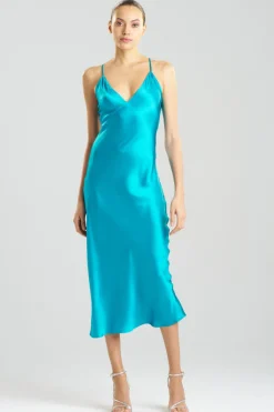 Key Essentials V-neck Silk Gown