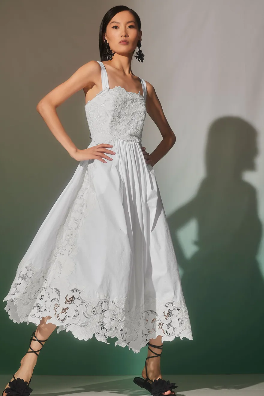 Kumo Embroidery Applique Sundress