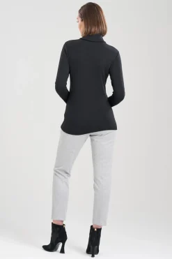 Layering Jersey Turtleneck Top