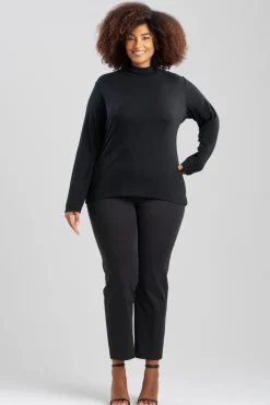 Layering Jersey Turtleneck Top