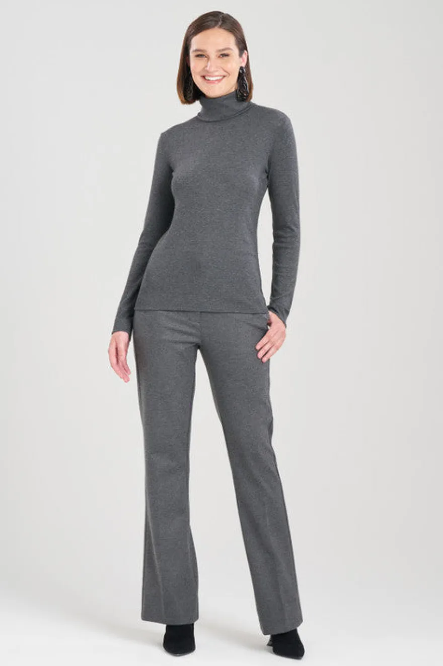 Layering Jersey Turtleneck Top