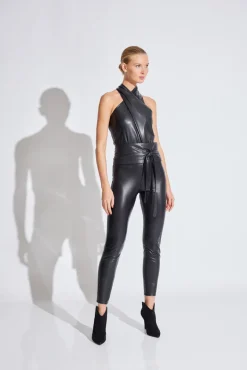 Leatherette Leggings
