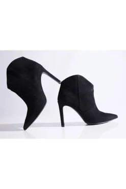 Leiko Suede Heel Bootie