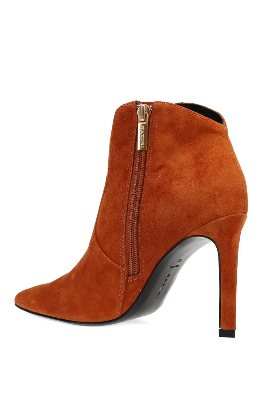 Leiko Suede Heel Bootie