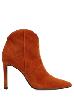 Leiko Suede Heel Bootie