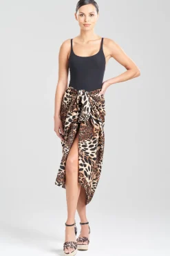 Leopard Cotton Gauze Pareo
