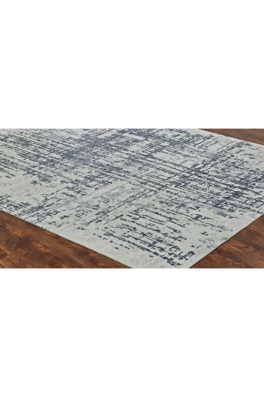 Lhasa- Abstract Blues Rug