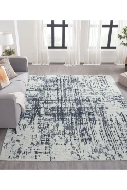 Lhasa- Abstract Blues Rug