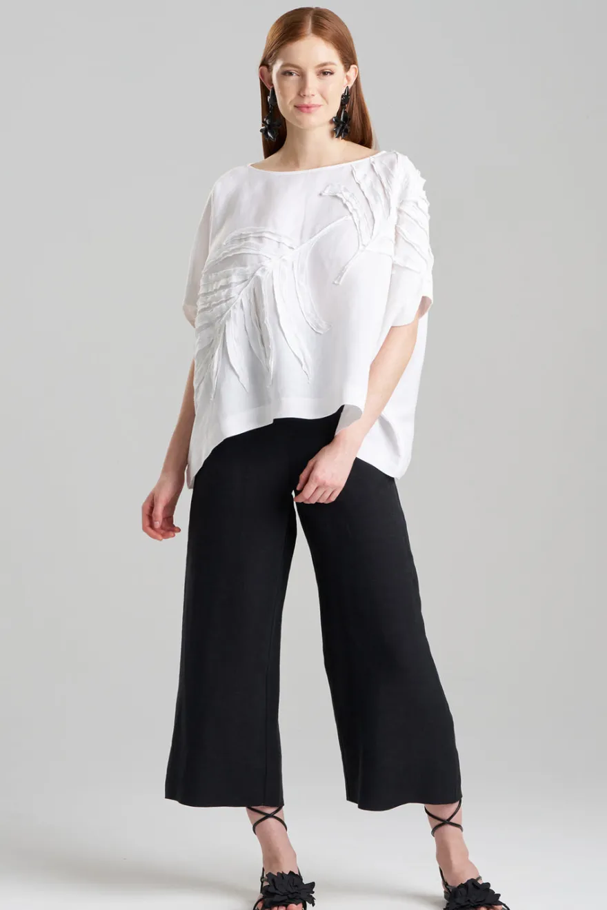 Light Weight Linen Embroidered Caftan Top