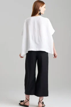 Light Weight Linen Embroidered Caftan Top