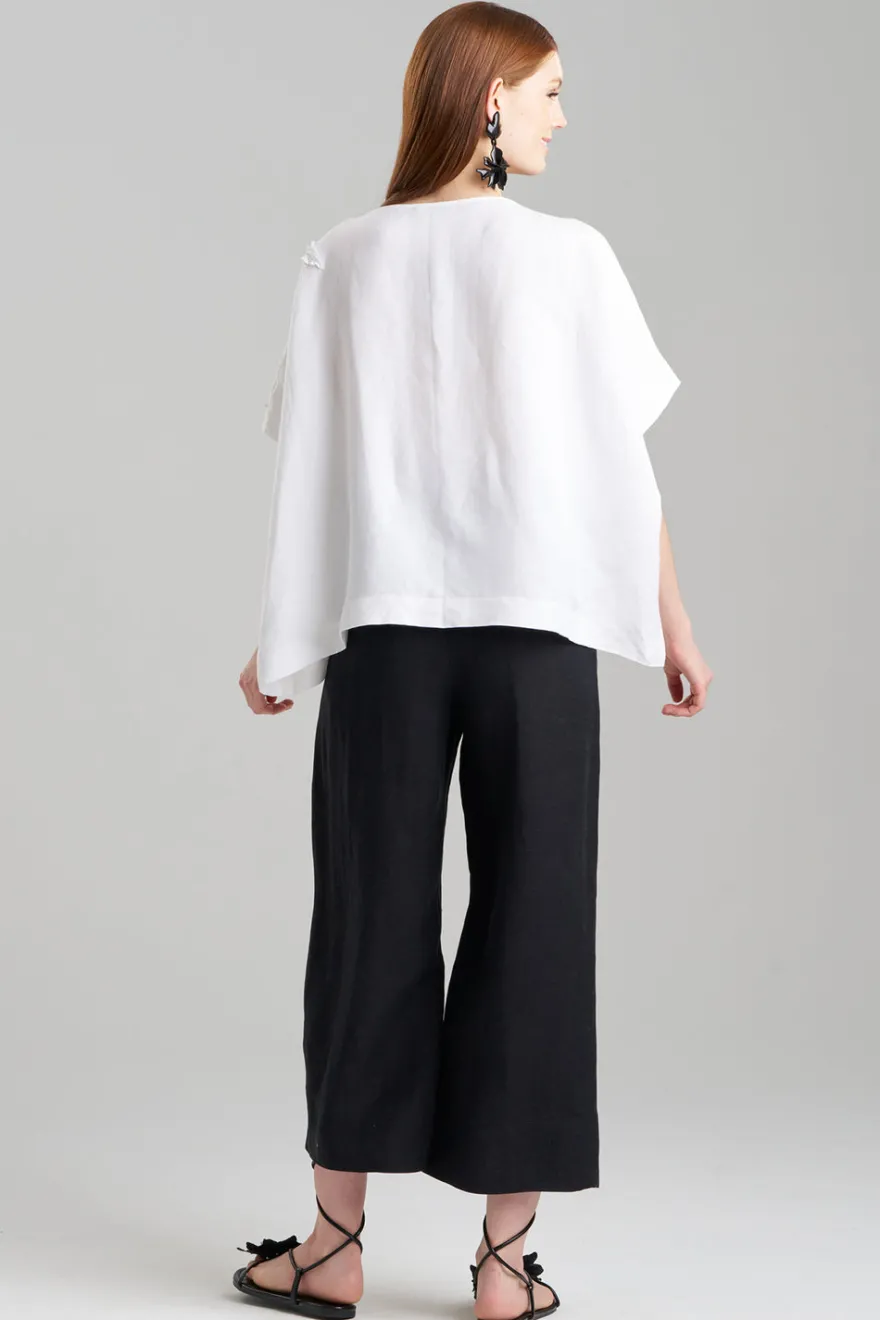 Light Weight Linen Embroidered Caftan Top