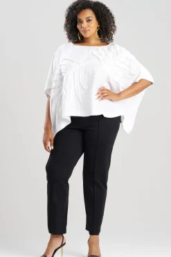 Light Weight Linen Embroidered Caftan Top