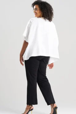 Light Weight Linen Embroidered Caftan Top