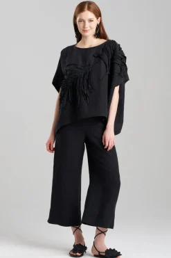 Light Weight Linen Embroidered Caftan Top