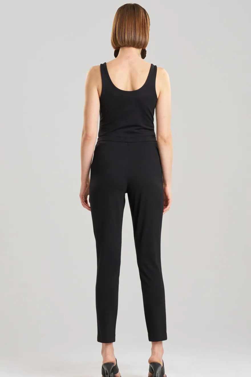 Light Weight Ponte Straight Leg Pants