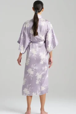 Lily Printed Satin Icon Robe