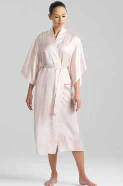 Lily Printed Satin Icon Robe