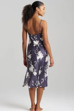 Lily Printed Satin Icon Slip Dress