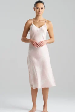 Lily Printed Satin Icon Slip Dress