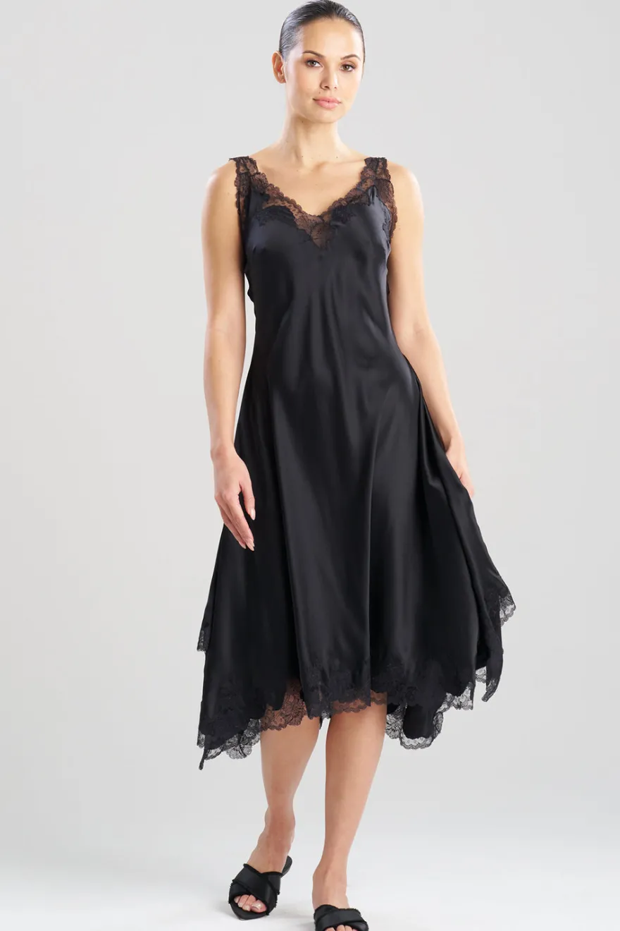 Lolita Asymmetrical Silk Slip Dress