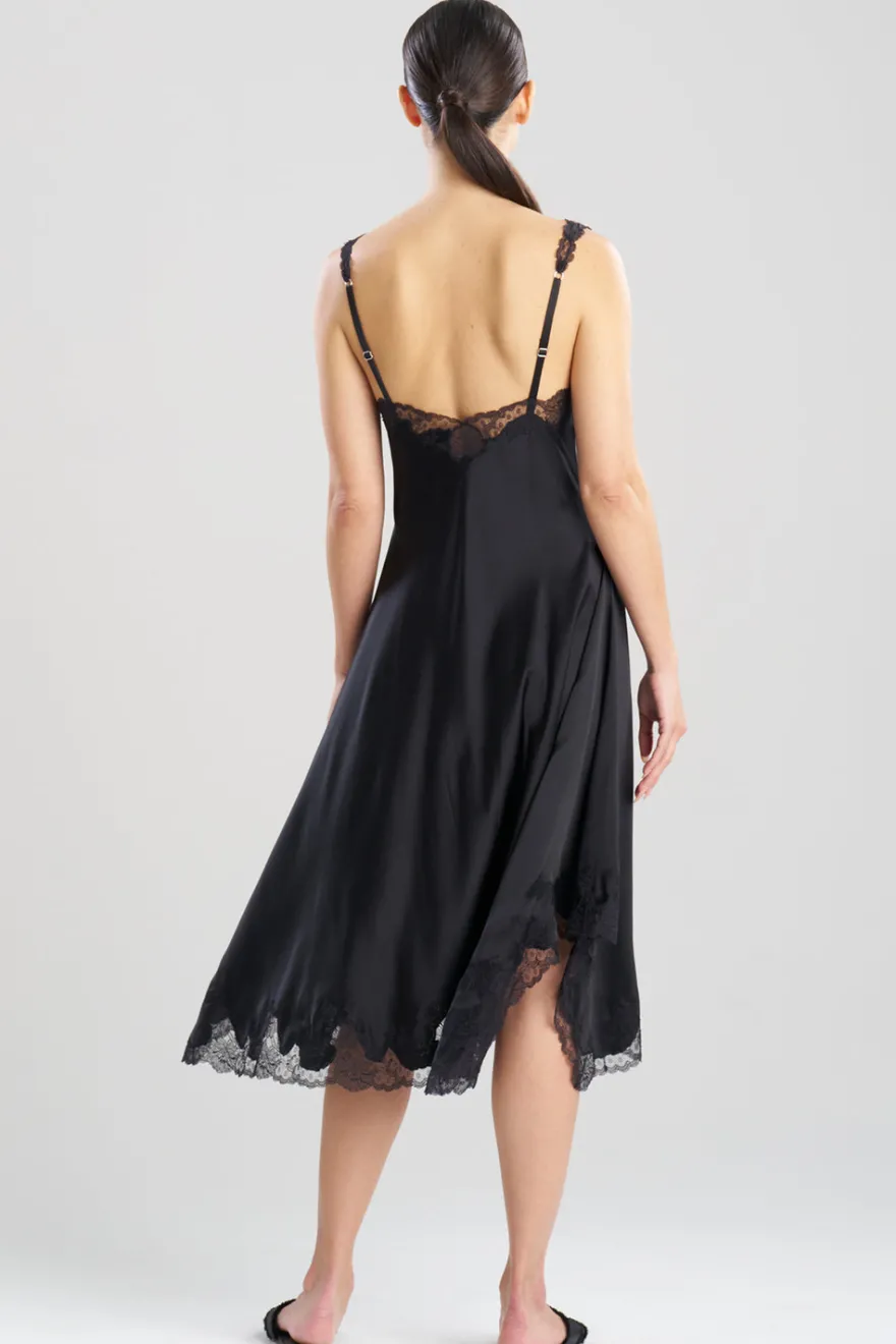 Lolita Asymmetrical Silk Slip Dress