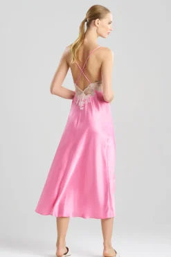 Lolita Lace Low Back Silk Slip Dress