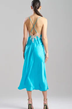 Lolita Lace Low Back Silk Slip Dress