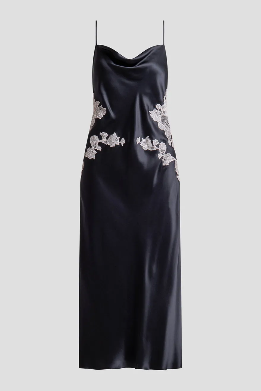 Lolita Lace Silk Slip Dress
