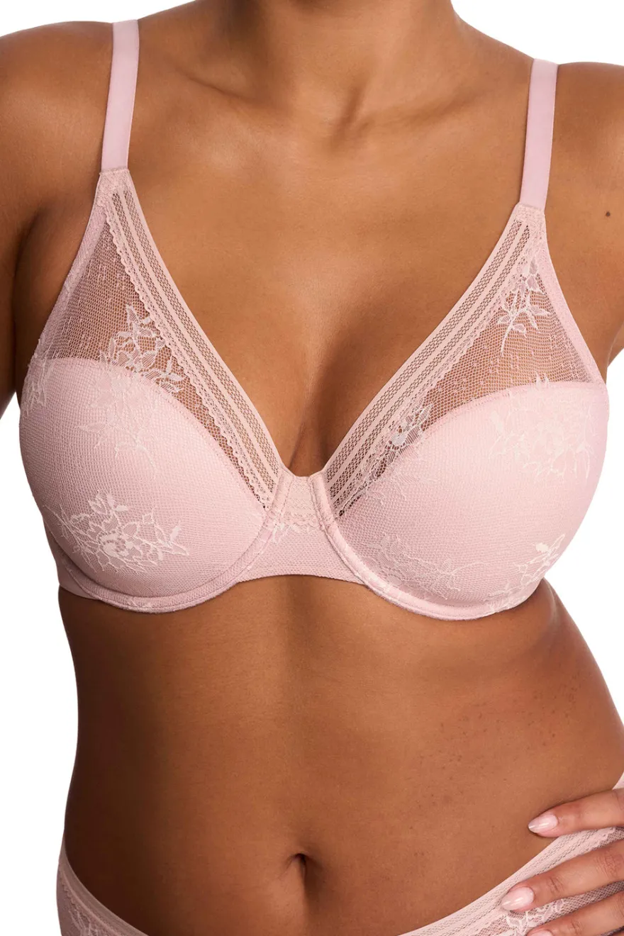 Love Lace Full Coverage Plunge T-Shirt Bra