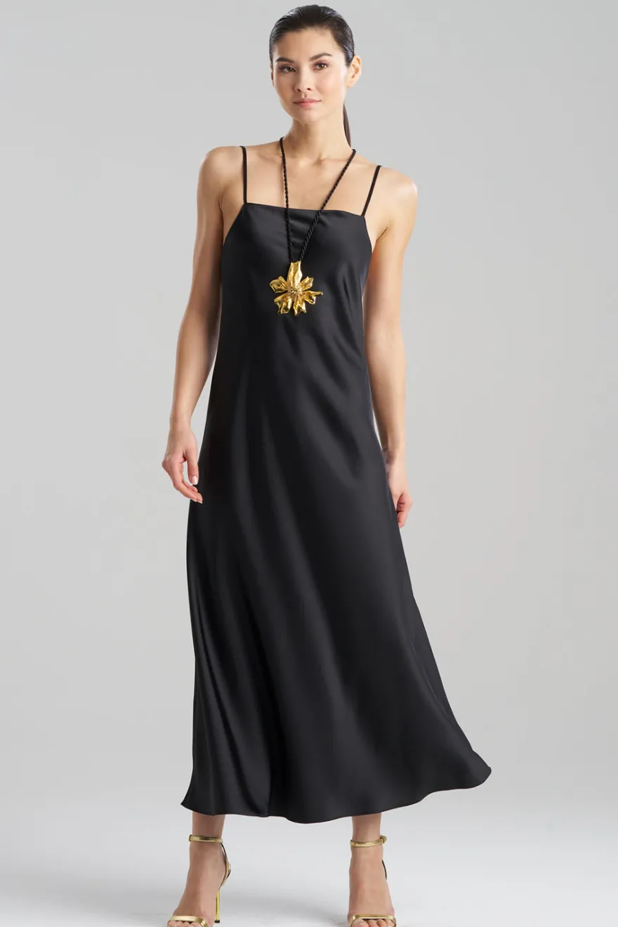 Luxe Charmeuse Slip Dress