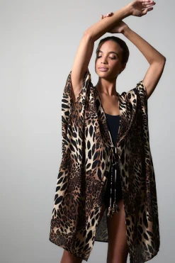 Luxe Leopard Cotton Gauze Cover-Up