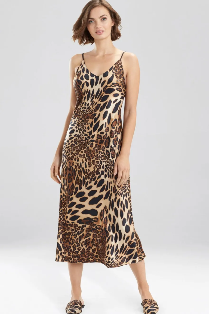 Luxe Leopard Slip Dress
