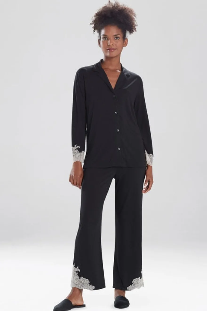 Luxe Shangri-La TENCEL™ Long Sleeve Notch PJ