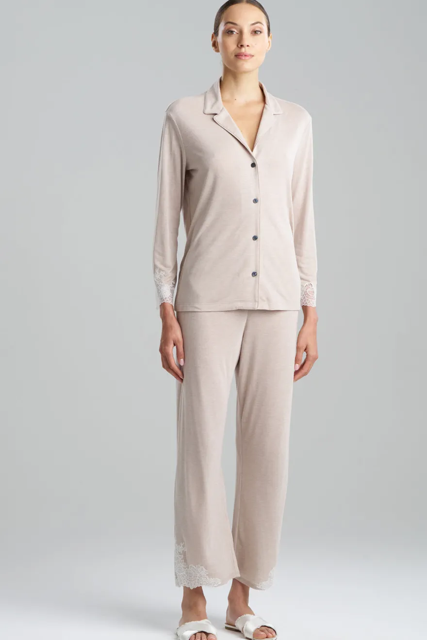 Luxe Shangri-La TENCEL™ Long Sleeve Notch PJ