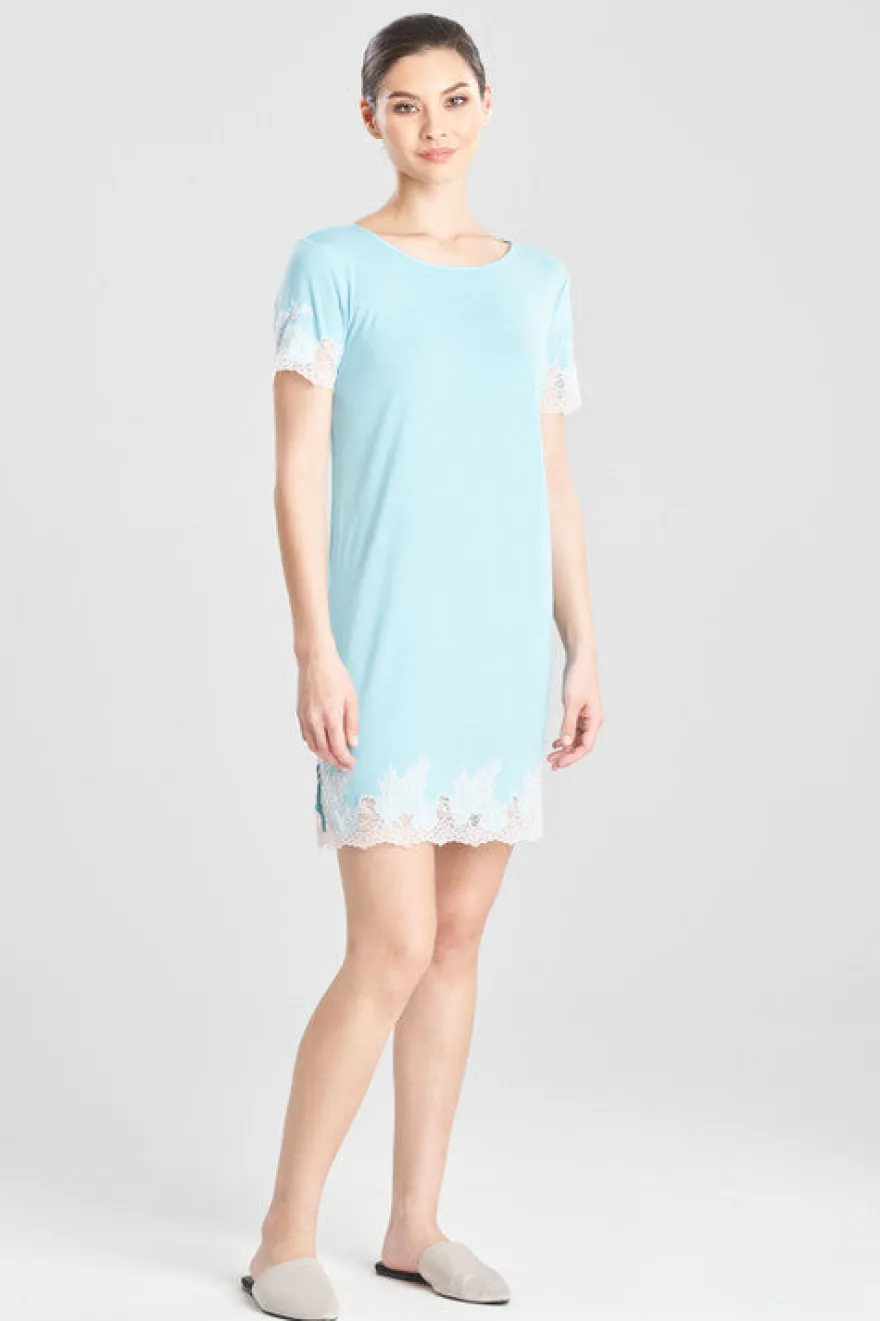 Luxe Shangri-La TENCEL™ Short Sleeve Sleepshirt