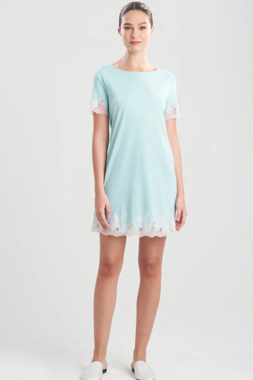 Luxe Shangri-La TENCEL™ Short Sleeve Sleepshirt