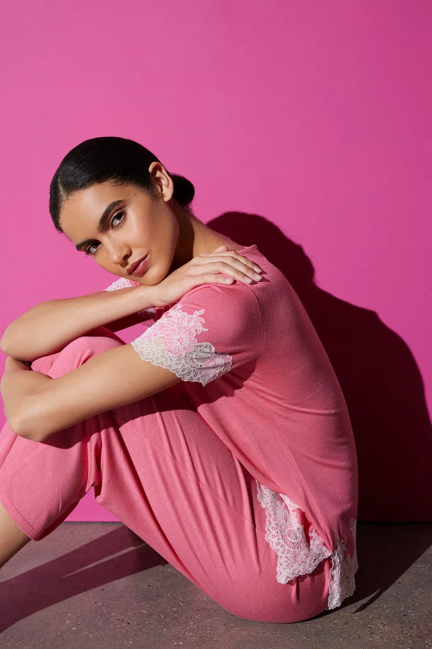 Luxe Shangri-La TENCEL™ Short Sleeve PJ Basics