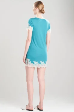 Luxe Shangri-La TENCEL™ Short Sleeve Sleepshirt