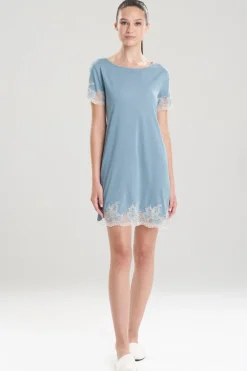 Luxe Shangri-La TENCEL™ Short Sleeve Sleepshirt