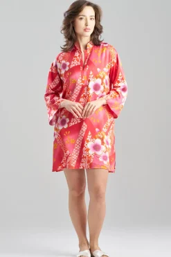 Magnolia Printed Satin Sleepshirt